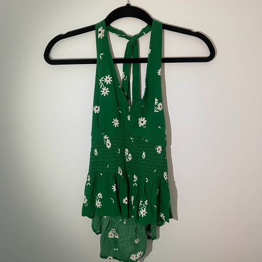 COPY - AE Green Halter Top